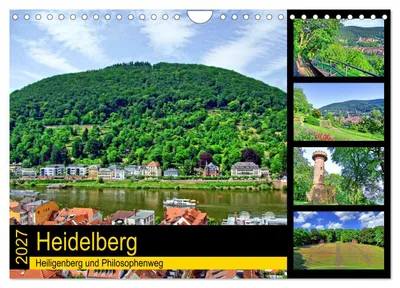 Produktbild von Heidelberg - Heiligenberg und Philosophenweg (Wandkalender 2027 DIN A4 quer), CALVENDO Monatskalender