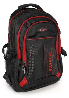 Produktbild von Bag Street Damen Herren Rucksack Sporttasche Synthetik schwarz rot OTJ605R
