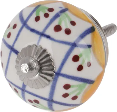 Produktbild von Keramik Möbelknopf, Möbelknauf Möbelgriff, Schranktürknöpfe, Möbelknöpfe, Schubladengriff - Modell 11, Mehrfarbig, 4*4*8 cm, Möbelknöpfe