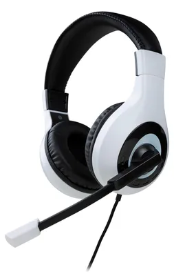 Obrázok produktu pre Bigben Interactive Wired Stereo Gaming Headset V1, Kábel, Hranie, Slúchadlá, Čierna, Biela