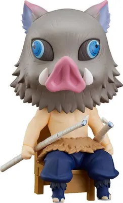 Produktbild von Good Smile Company Demon Slayer: Kimetsu no Yaiba Nendoroid Swacchao! Figur Inosuke Hashibira 9 cm
