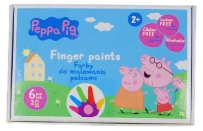 Produktbild von ASTRA Fingerfarben 6x20ml Peppa Finger