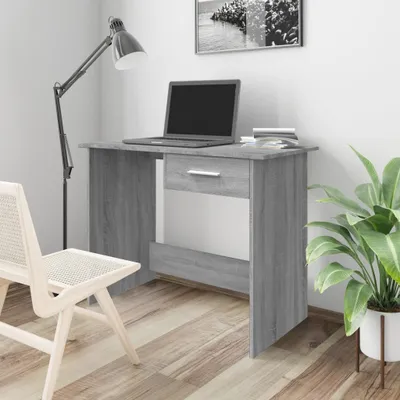Obrázek produktu pro Maison Exclusive - Psací stůl šedý Sonoma 100x50x76 cm dřevěný materiál