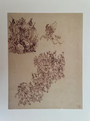 Obrázok produktu pre Eugène DELACROIX – Skica č. 21 – Plagát – 28,5 x 38 cm