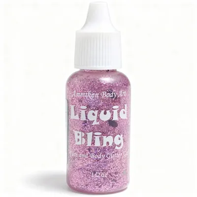 Zdjęcie produktu dla Amerykański płyn do body artu Liquid Bling Tickled Pink 15 ml