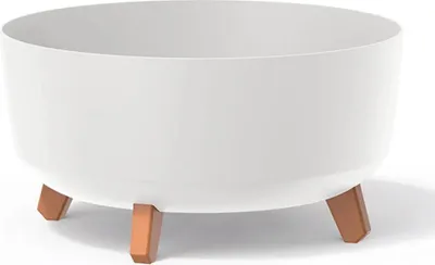 Produktbild von Blumentopf auf Beinen GRACIA LOW DGRL400L | Weiß