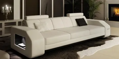 Produktbild von Ledersofa Sofagarnitur 3+2+1 Leder Couch Polster Sitz Designer Garnitur JarksonW