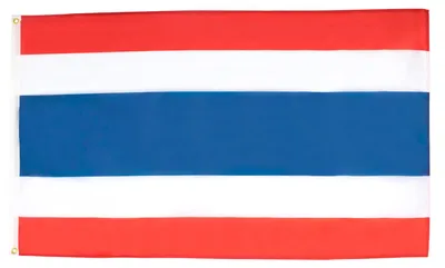 Produktbild von Flagge Thailand - 250x150 cm - Polyester mit Messing-Ösen