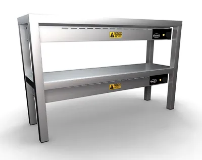 Produktbild von CHEFGASTRO Aufsatzbord Keramisch beheizt 2 Stufig BxTxH 1000x300x650mm