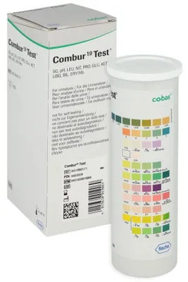 Produktbild von Roche Combur 10 Test Urinteststreifen 100 Stück (04510062171)