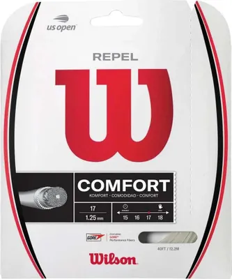 Image de Wilson Repel 17 12.2 M Cordage Simple de Tennis Transparent 1.25 mm Transparent 1.25 mm
