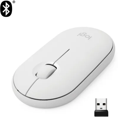 Produktbild von Logitech M350 Pebble Wireless white