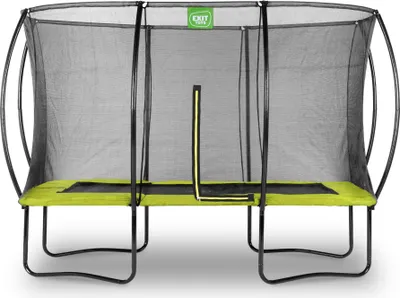 Image de EXIT Silhouette Trampoline 244x366cm – Sur pieds – Rectangulaire – Trampoline de Jardin – Vert