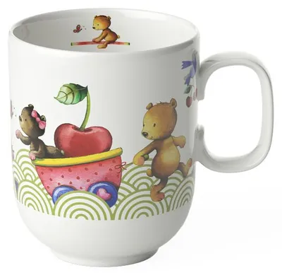 Imagen del producto de Taza infantil "Hungry as a Bear" con asa, grande, 113 x 81 x 97 mm, 280 ml. Marca: Villeroy & Boch. Número de artículo: 1486659651. Código EAN: 4003686418066