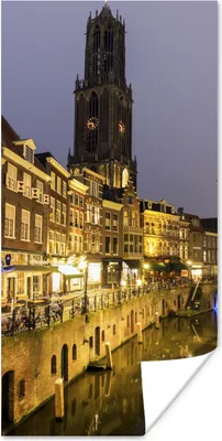 Produktbild von MuchoWow® Poster Utrecht - Wasser - Licht 80x160 cm - Kinderzimmer