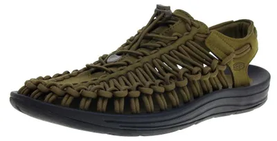 Produktbild von Keen Uneek Herren Sandalen Dark Olive/Black Größe 44.5