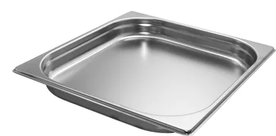 Produktbild von AcMax GN 2/3 Gastronormbehälter GN-Behälter Edelstahl  2,3 Liter Tiefe 40mm Gastronorm