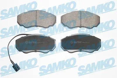 Produktbild von SAMKO Bremsbeläge Satz Vorne Bremsklötze für FIAT Ducato Kastenwagen (250, 290) 5SP966