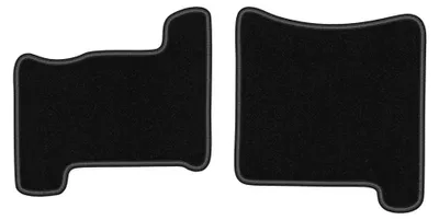 Image de Tapis arrière en moquette pour Nisan Qashqai +2 2008-2013 (crossover) – 2 pièces, noirs, sur mesure – Wielganizator LUX