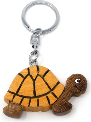 Produktbild von Schlüsselanhänger aus Holz - Schildkröte