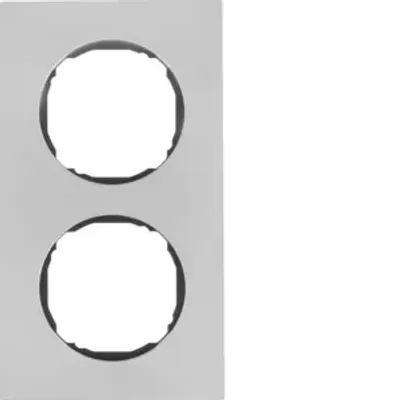 Immagine prodotto di Berker 10122614 Telaio doppio, piatto, R.8, acciaio inossidabile