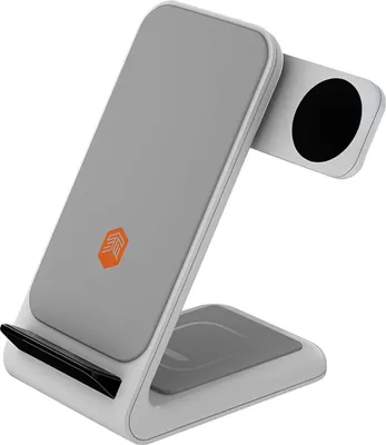 Obrázok produktu pre STM ChargeTree Swing - bezdrôtová nabíjačka 3 v 1 pre iPhone, AirPods a Apple Watch (biela)