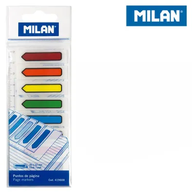 Produktbild von Milan Seitenmarker 8-farbiger Pfeil -120 Marker-.