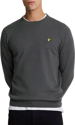 Zdjęcie produktu dla Lyle & Scott Bawełna Merino Crewneck Jumper męski