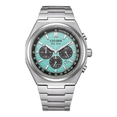 Produktbild von Citizen CA4610-85M Eco-Drive Herren-Armbanduhr Chronograph Titan Türkis