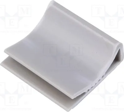 Obrázek produktu pro 10 kusů PVC svorek pro upevnění kabelů FCR25, šedá barva