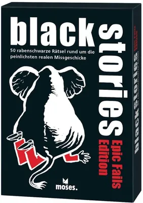 Produktbild von Black Stories - Epic Fails Edition Detektive Rätsel