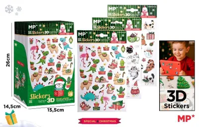 Image de Autocollants De Noël En 3D