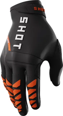 Obrázek produktu pro Rukavice Shot Core Motocross, černé/oranžové, 8