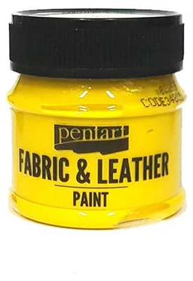 Obrázek produktu pro Barva na textil a kůži Pentart 50 ml - Yellow