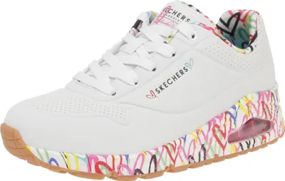 Produktbild von Skechers 155506 Uno Loving Love - Damen Schuhe Sneaker - WHT-Weiß, Größe:41 EU