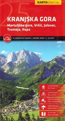Produktbild von Wanderkarte Kranjska Gora 1:25 000