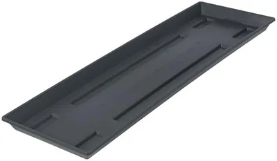 Produktbild von Geli Blumenkasten Untersetzer 100cm Anthrazit – Robuster Kunststoff