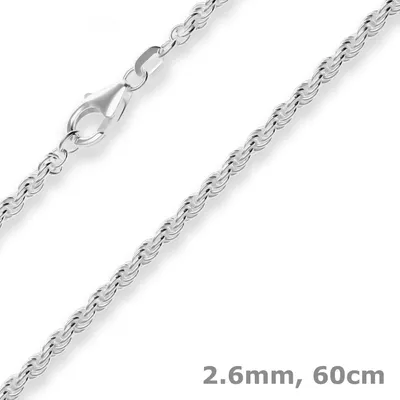 2-6mm-Kordelkette-massiv-aus-925-Silber-60cm