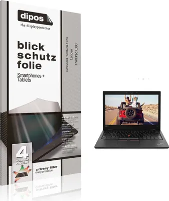 Produktbild von Blickschutzfolie für Lenovo ThinkPad L380 matt Schutzfolie Folie Display Schutz dipos