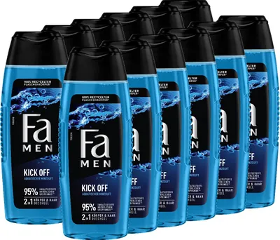 Produktbild von FA Duschgel 250 ml Men Kick Off, 12x 250 ml
