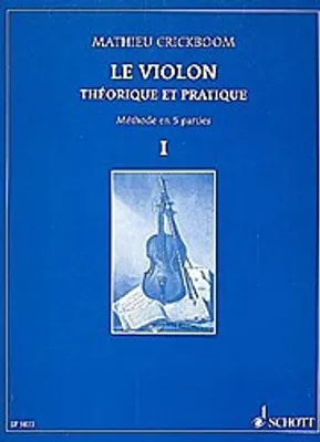 Produktbild von Le violin théorique et pratique vol.1 :méthode en 5 parties (fr)
