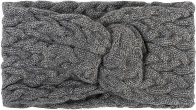 Produktbild von styleBREAKER Damen Strick Stirnband mit Zopfmuster und Twist Knoten, warmes Winter Haarband, Headband, gestrickt 04026044