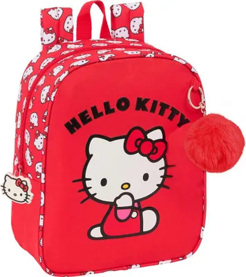 Immagine prodotto di Safta 612516232 Mini Hello Kitty Iconic 6l 27x33x10 Cm Zaino Rosso Rosso Taglia Unica