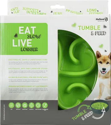 Produktbild von Eat Slow Live Longer Tumble Feeder Green