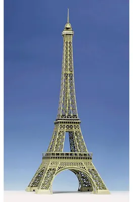 Image de Aue-Verlag : Tour Eiffel, kit de modélisme, dimensions : 40 x 40 x 106 cm