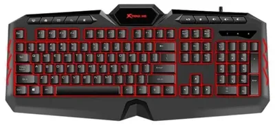 Produktbild von Xtrike Me KB-509, Volle Größe (100%), Kabelgebunden, USB, Schwarz