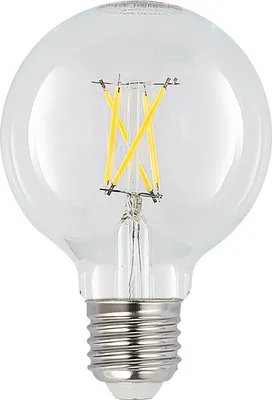 Produktbild von LED-Leuchtmittel G80 E27, 4W, 2.700K, Filament, klar dimmbar