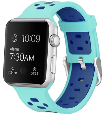 Produktbild von Für Apple Watch Series 11 10 42mm / 9 8 7 41 / 6 SE 5 4 40 / 3 2 1 38mm Kunststoff Watch Armband