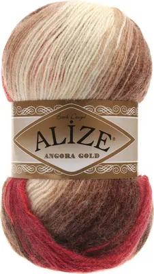 Produktbild von Alize Angora Gold Batik 100g Farbverlaufsgarn 20% Wolle Winterwolle Häkelgarn