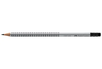 Produktbild von Faber-Castell GRIP 2001, HB, Grau, Dreieckig